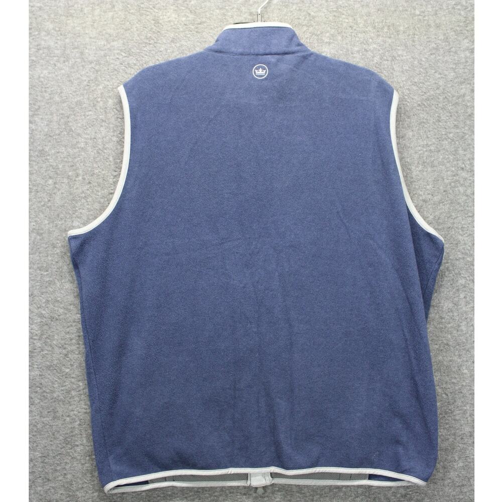Peter Millar Fleece Vest Mens XL Blue - Picture 2 of 5